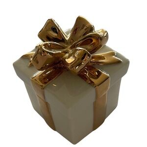 Mikasa Holiday Elegance Porcelain Present Gift Ring‎ Box